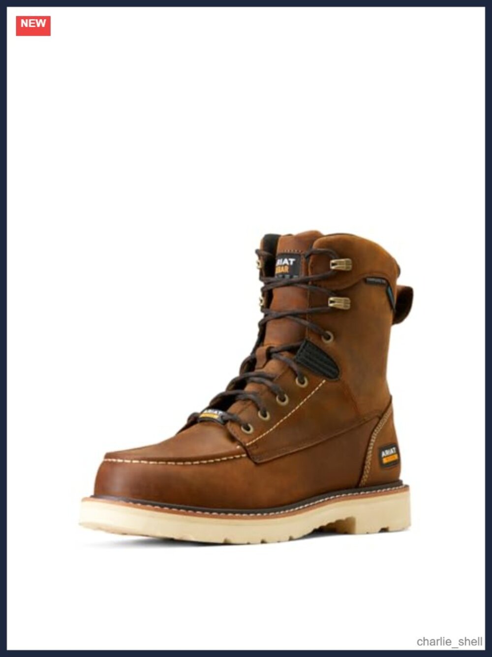 Waterproof Composite Toe Work Boots Full-Grain Leather ASTM Safety